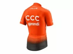Maillot MC Team CCC Replica -Activo Soldes Boutique 2020 CCC TEAM REPLICA SS JERSEY ORANGE REAR