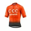 Maillot MC Team CCC Etxeondo -Activo Soldes Boutique 2020 CCC TEAM TIER 2 SS JERSEY ORANGE FRONT