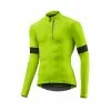 Maillot ML Illume -Activo Soldes Boutique ILLUME LS MID THERMAL JERSEY NEON YELLOW FRONT