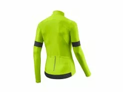 Maillot ML Illume -Activo Soldes Boutique ILLUME LS MID THERMAL JERSEY NEON YELLOW REAR