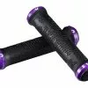 Poignées Supera Double Lock-On 1 Poignées Supera Double Lock-On -Activo Soldes Boutique LIV SUPERA DOUBLE LOCK ON GRIPS BLACK PURPLE
