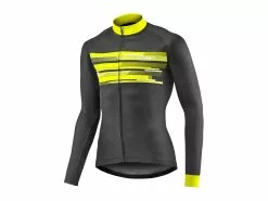Maillot ML Rival -Activo Soldes Boutique RIVAL LS JERSEY BALCK YELLOW FRONT 01
